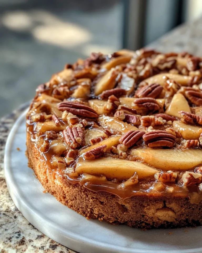 Photo of featured for Irresistible Apple Pecan Cake With Decadent Caramel Glaze