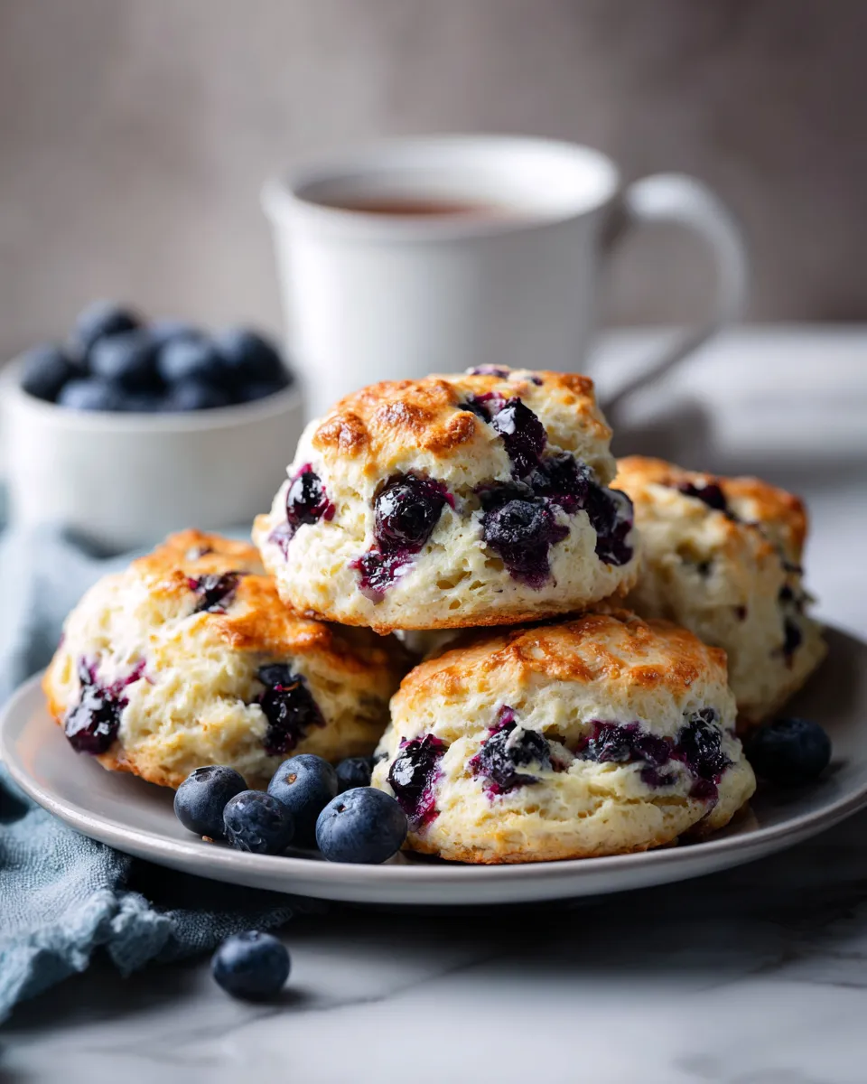 Photo of featured for Irresistible Blueberry Biscuits: A Berry Delicious Treat