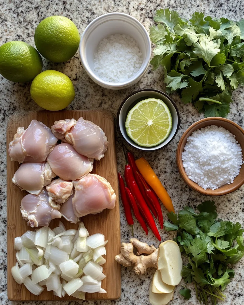 Ingredients for Irresistible Brazilian Coconut Chicken: A Taste of Tropical Paradise