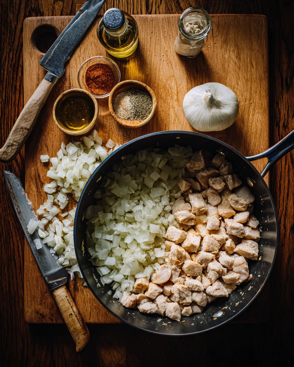 Ingredients for Spicy Cajun White Chicken Chili: A Flavorful Twist on a Classic Dish