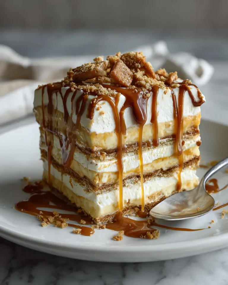 Photo of featured for Indulgent Caramel Apple Eclair Cake: A Decadent Delight