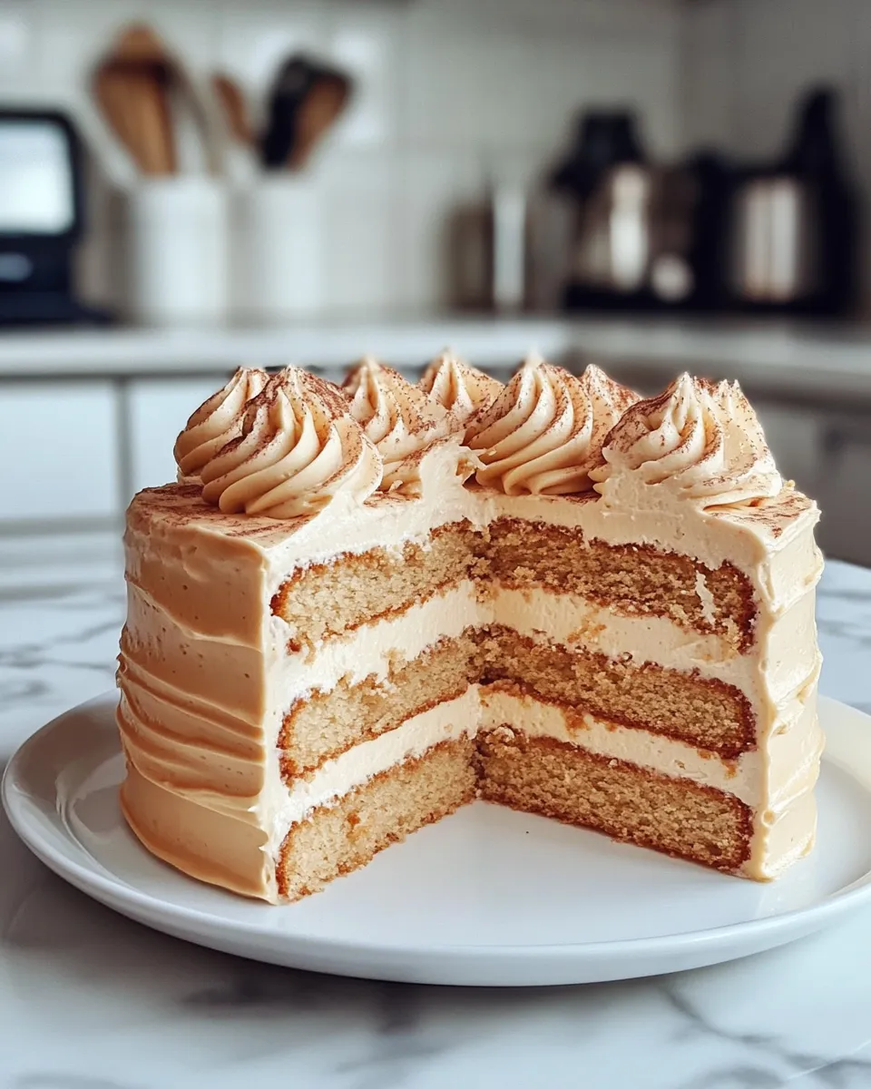 Photo of featured for Indulgent Caramel Coffee Buttercream Cake: A Decadent Delight
