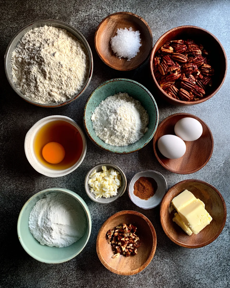 Ingredients for Indulgent Caramel Pecan Carrot Heaven Cake Recipe