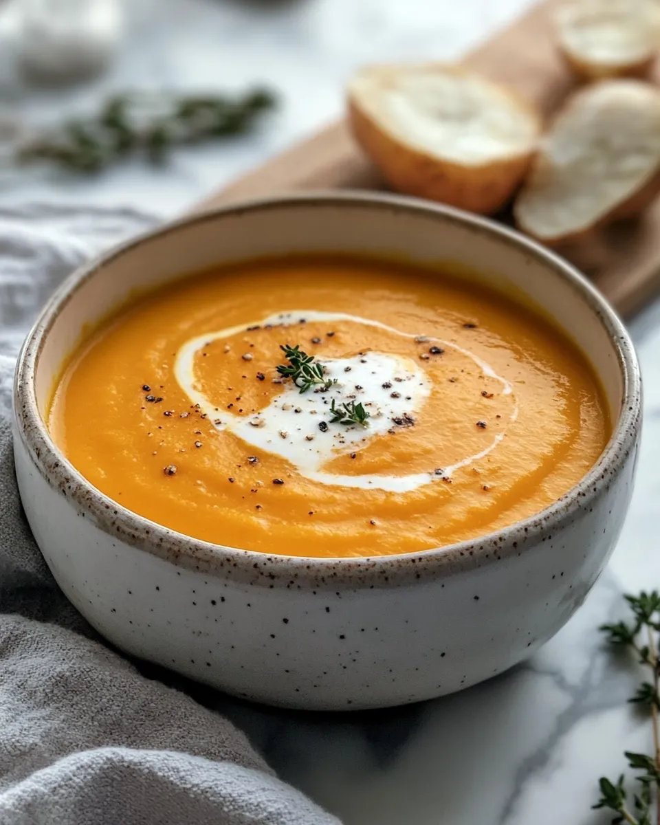 Photo of featured for Wholesome Carrot Potato Soup: A Hearty Delight