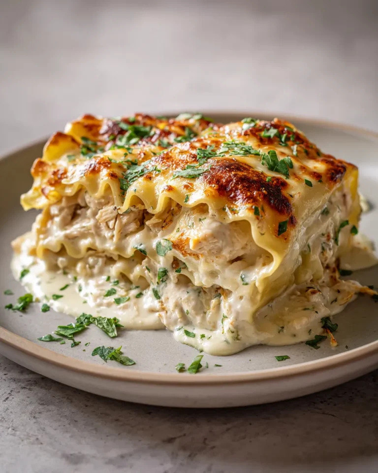 Photo of featured for Irresistible Cheesy Chicken Alfredo Lasagna Rolls Recipe