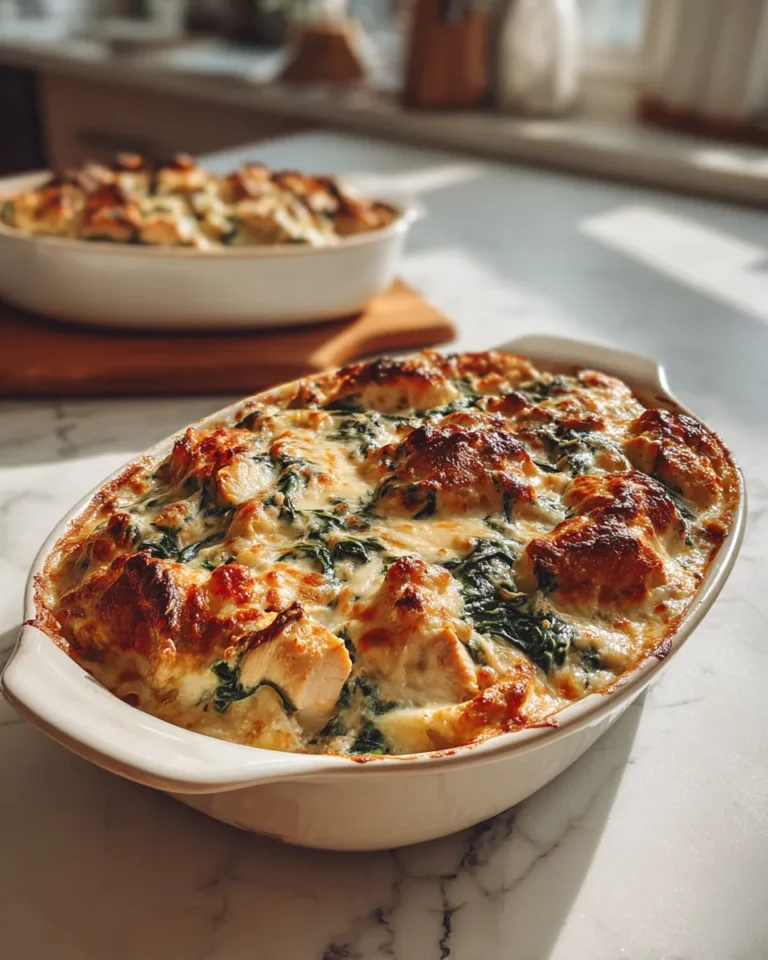 Photo of featured for Creamy Chicken and Spinach Casserole: Indulgent Comfort Food at Its Finest