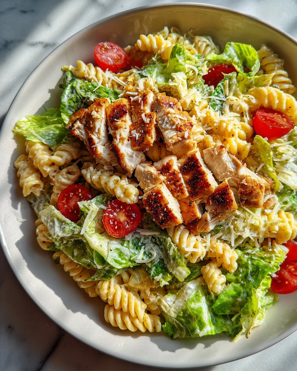 Photo of featured for Irresistible Chicken Caesar Pasta Salad: A Flavorful Twist on a Classic Dish