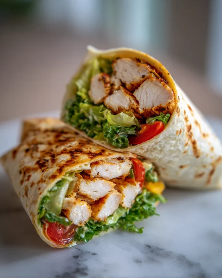 Photo of featured for Deliciously Satisfying Chicken Caesar Wrap