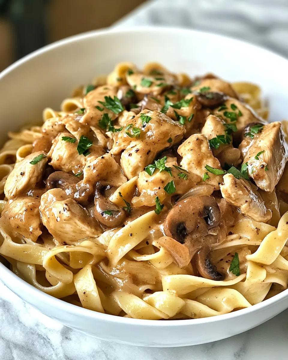 Photo of featured for Delicious Chicken Marsala Pasta: A Mouthwatering Italian Delight