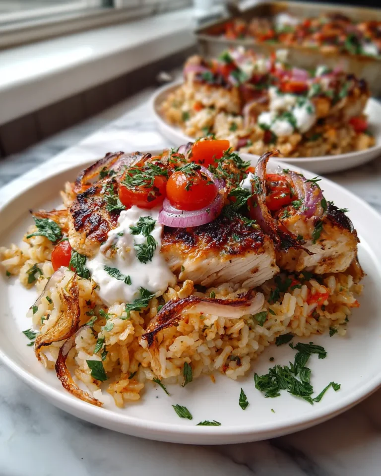 Photo of featured for Delicious Chicken Tzatziki and Rice Bake Recipe for a Flavorful Dinner