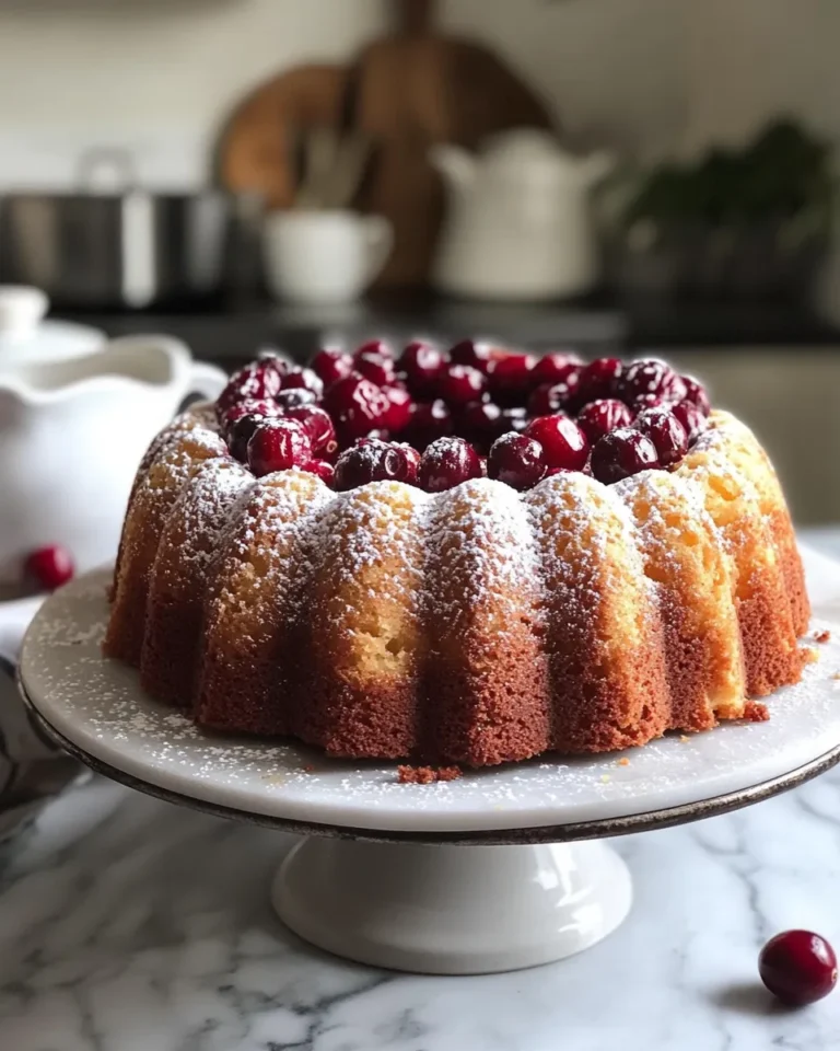 Photo of featured for Irresistible Cranberry Orange Breakfast Cake: A Burst of Citrus Sunshine