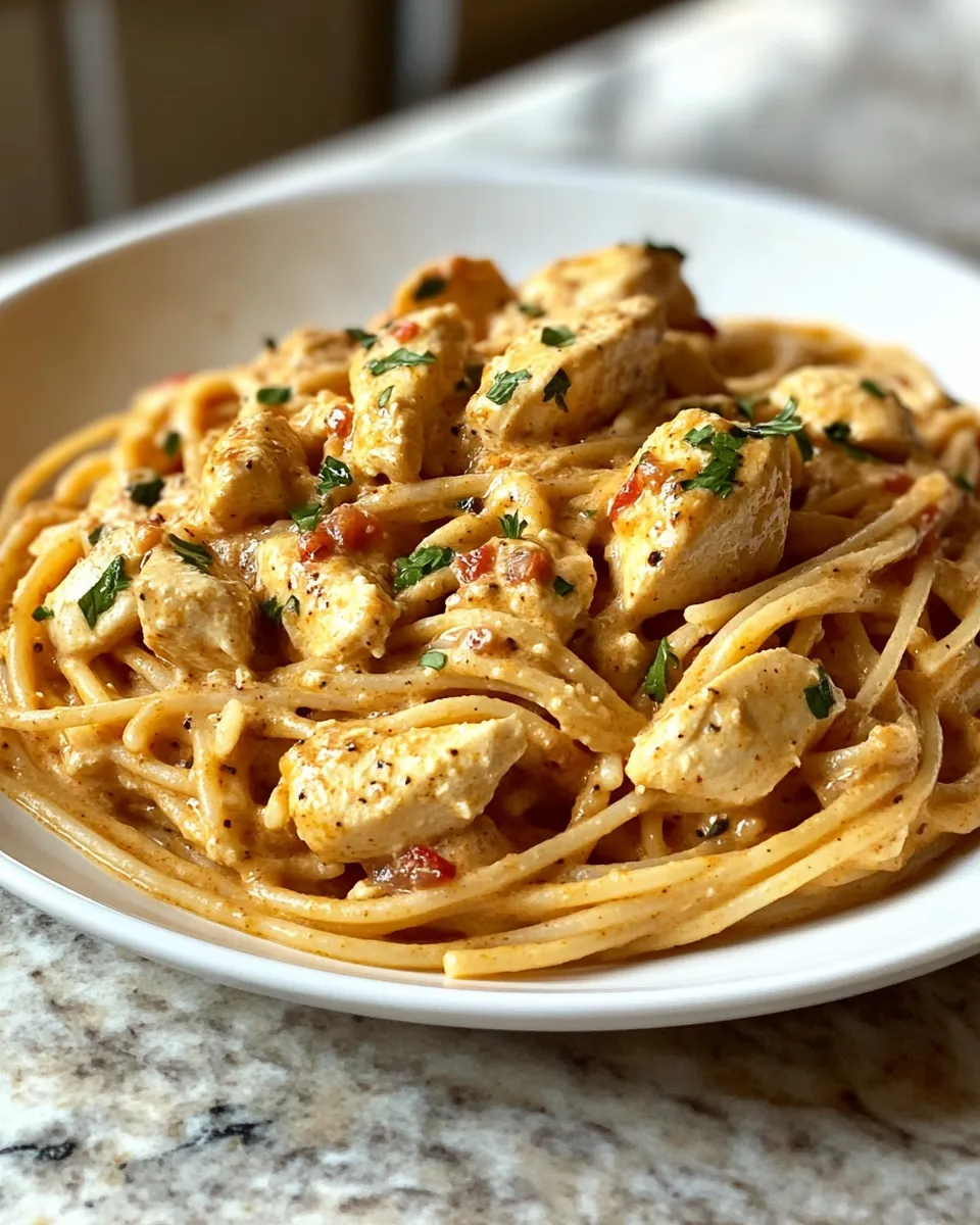 Photo of featured for Indulgent Creamy Cajun Chicken Spaghetti: A Spicy Twist on a Classic Dish