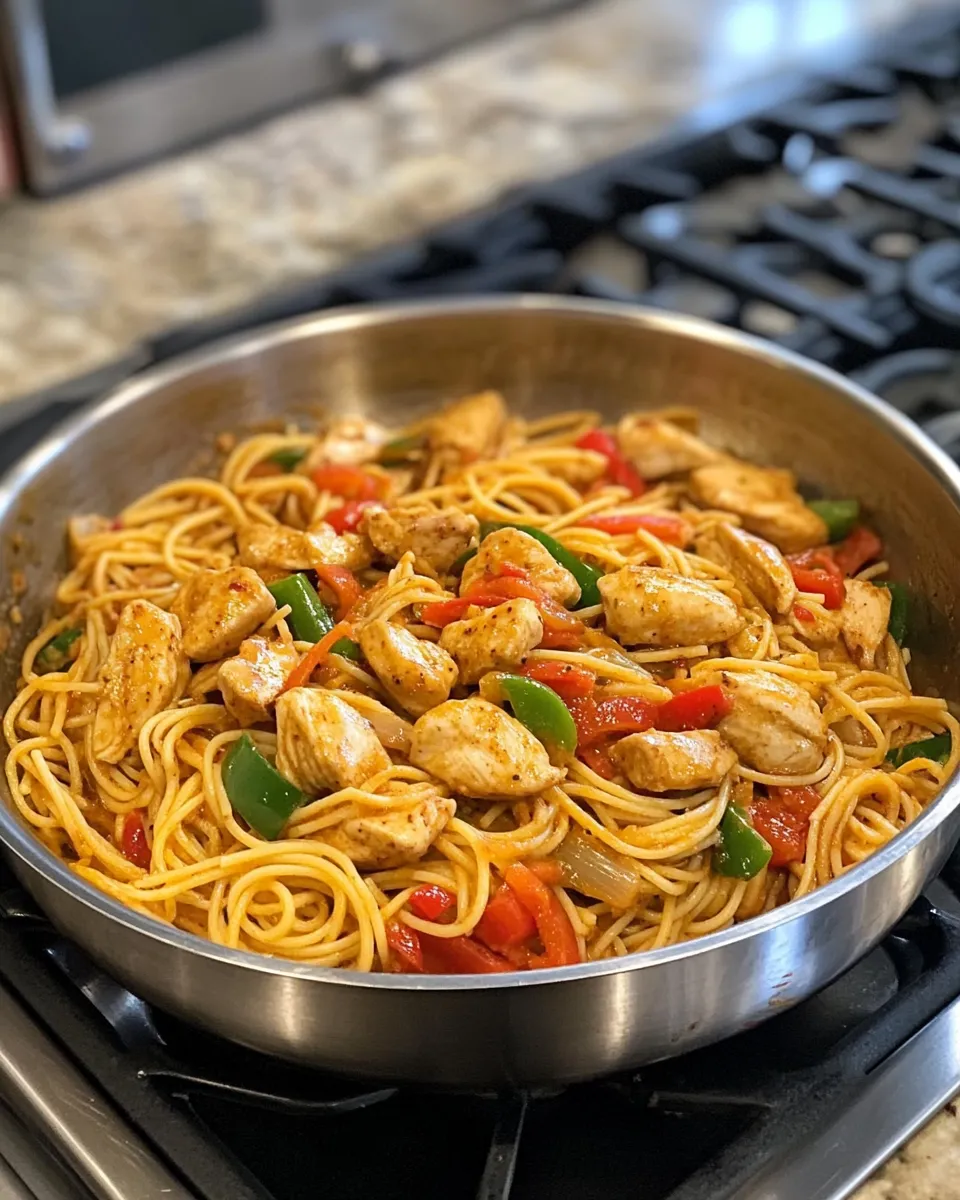 Ingredients for Indulgent Creamy Cajun Chicken Spaghetti: A Spicy Twist on a Classic Dish