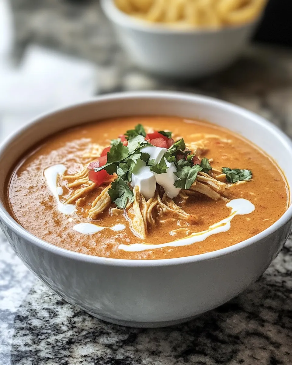 Photo of featured for Creamy Chicken Enchilada Soup: Indulge in this Decadent Delight