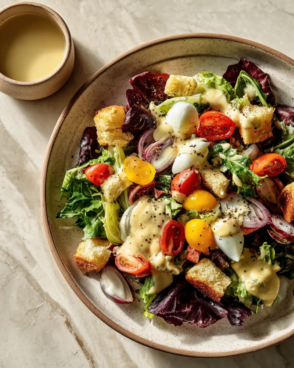 Photo of featured for Creamy Italian Salad Dressing: Indulge in Decadent Deliciousness