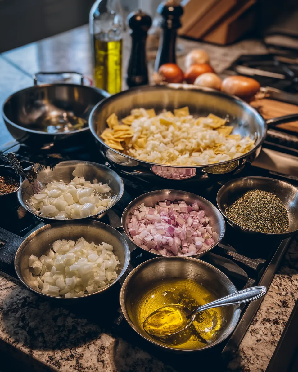 Ingredients for Indulgent Creamy Tuscan Ravioli Soup: A Decadent Delight
