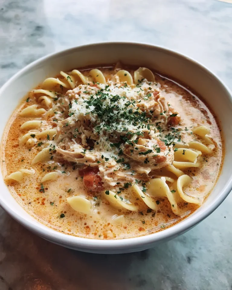 Photo of featured for Creamy Crock Pot Chicken Parmesan Soup: Indulge in Delicious Comfort