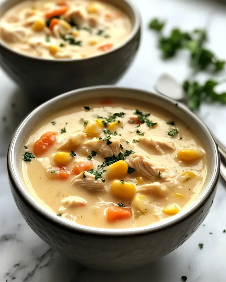 Photo of featured for Hearty Crockpot Chicken Corn Chowder: A Comforting Delight