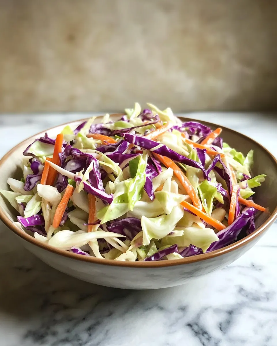 Photo of featured for Irresistibly Crunchy Asian Cabbage Slaw