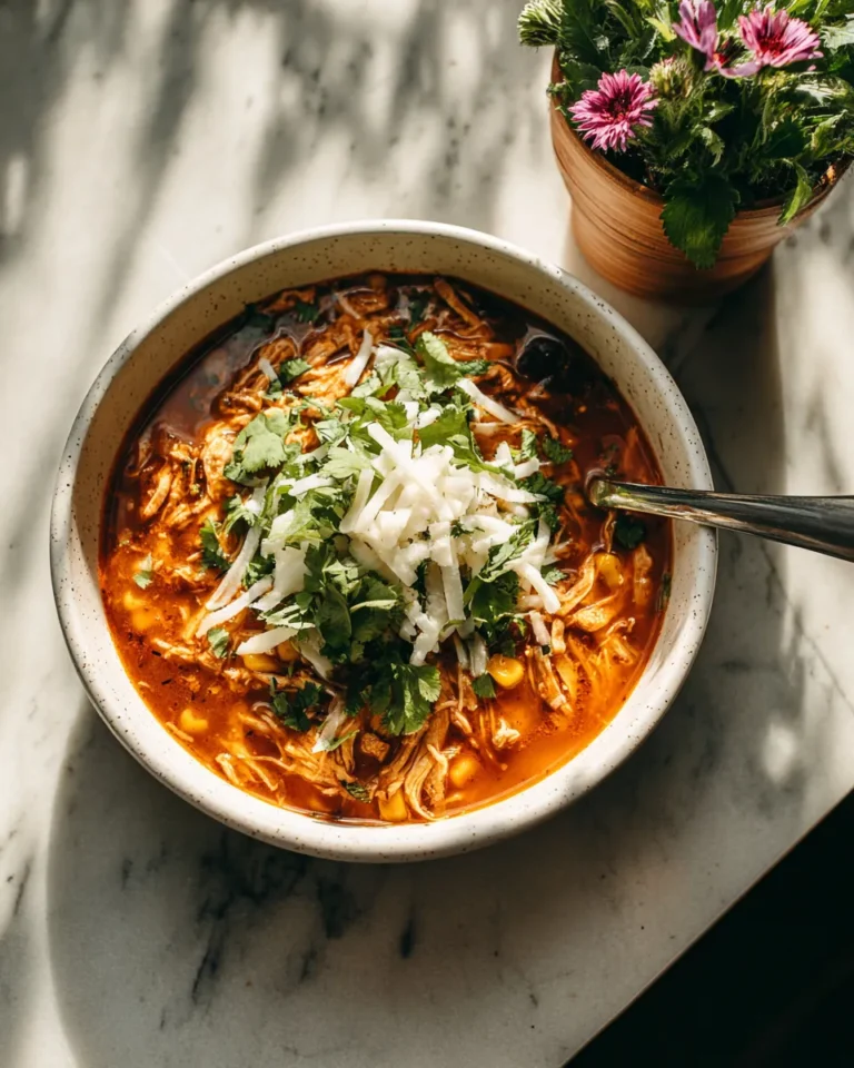 Photo of featured for Quick and Delicious Easy Chicken Taco Soup Recipe