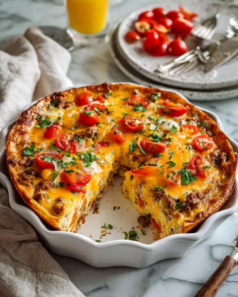 Photo of featured for Effortless Tortilla Quiche Bake: A Delicious Twist on Breakfast