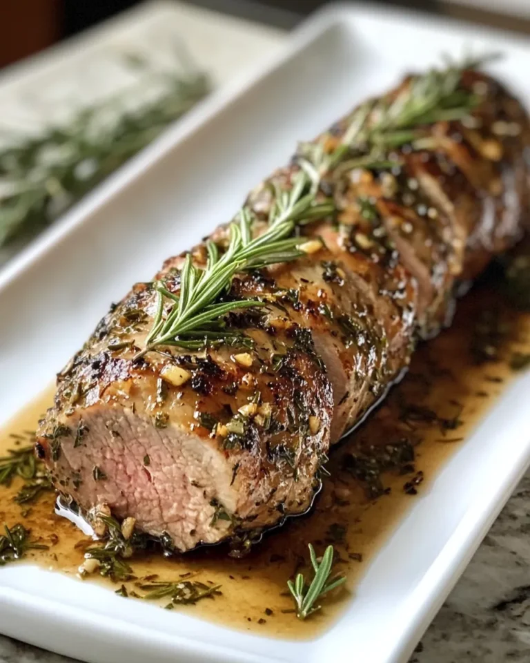 Photo of featured for Garlic Herb Roasted Pork Tenderloin: Mouthwatering Perfection