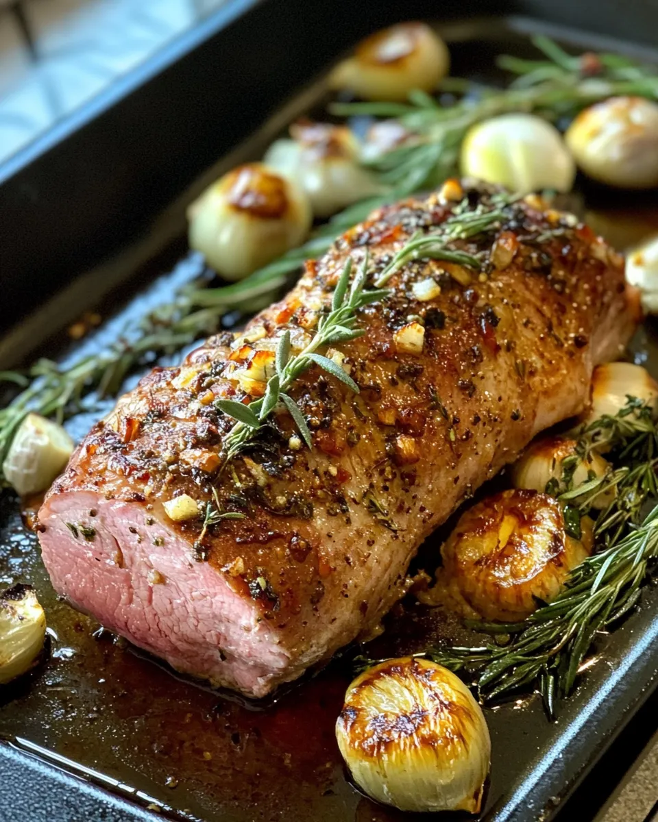 Ingredients for Garlic Herb Roasted Pork Tenderloin: Mouthwatering Perfection