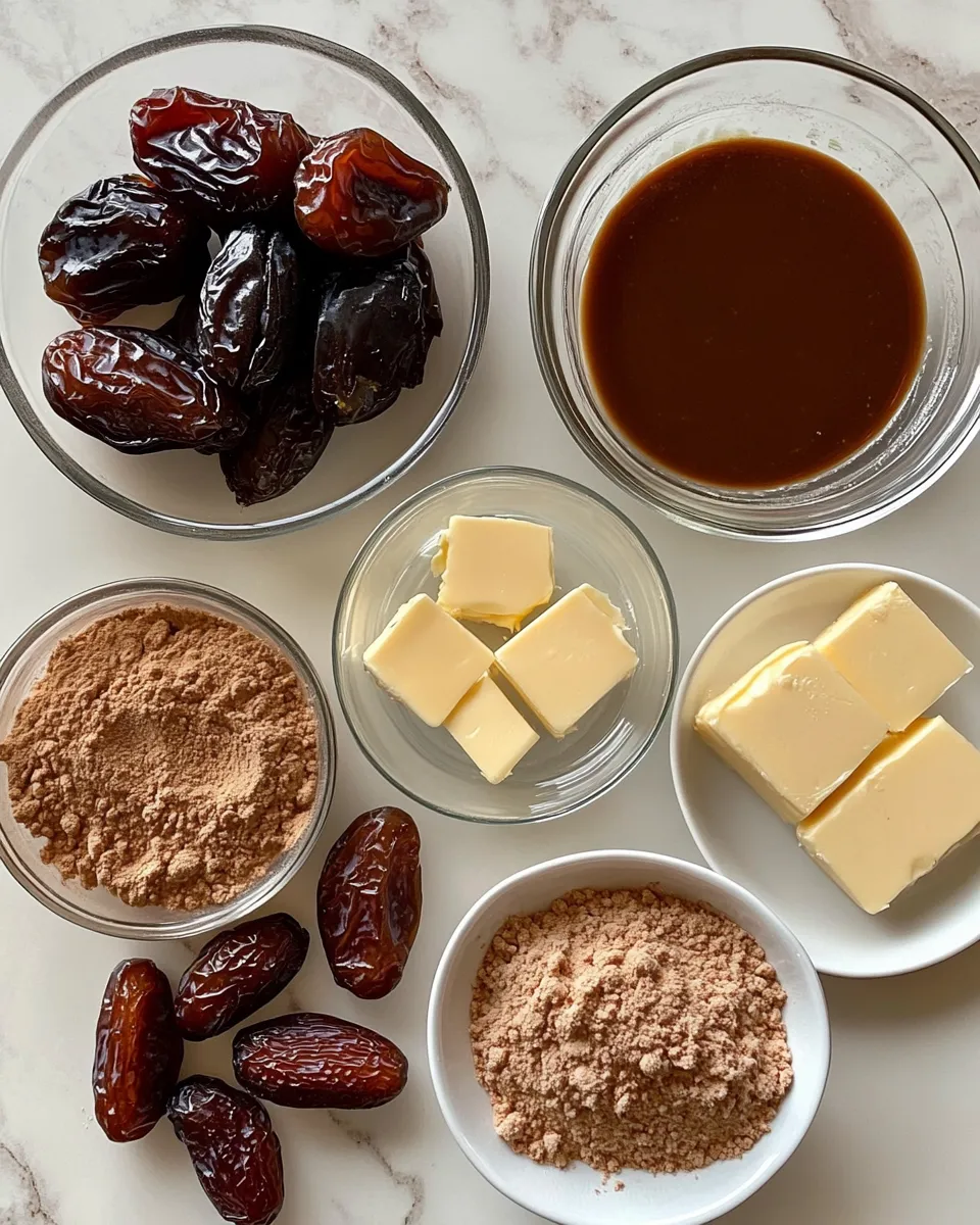 Ingredients for Indulge in Gordon Ramsay's Irresistible Sticky Toffee Pudding