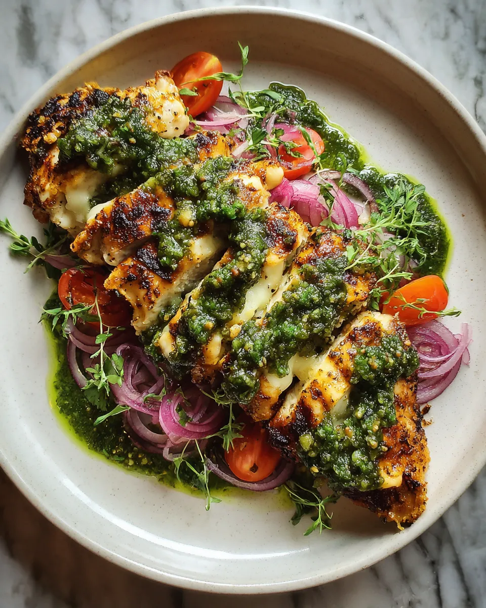 Photo of featured for Spicy Grilled Salsa Verde Pepper Jack Chicken: A Flavor Explosion