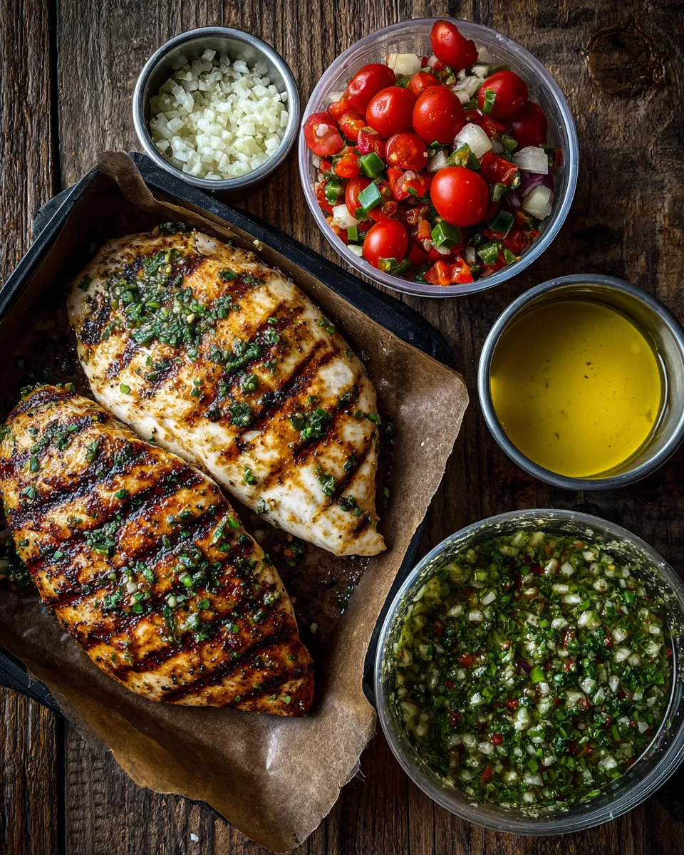 Ingredients for Spicy Grilled Salsa Verde Pepper Jack Chicken: A Flavor Explosion