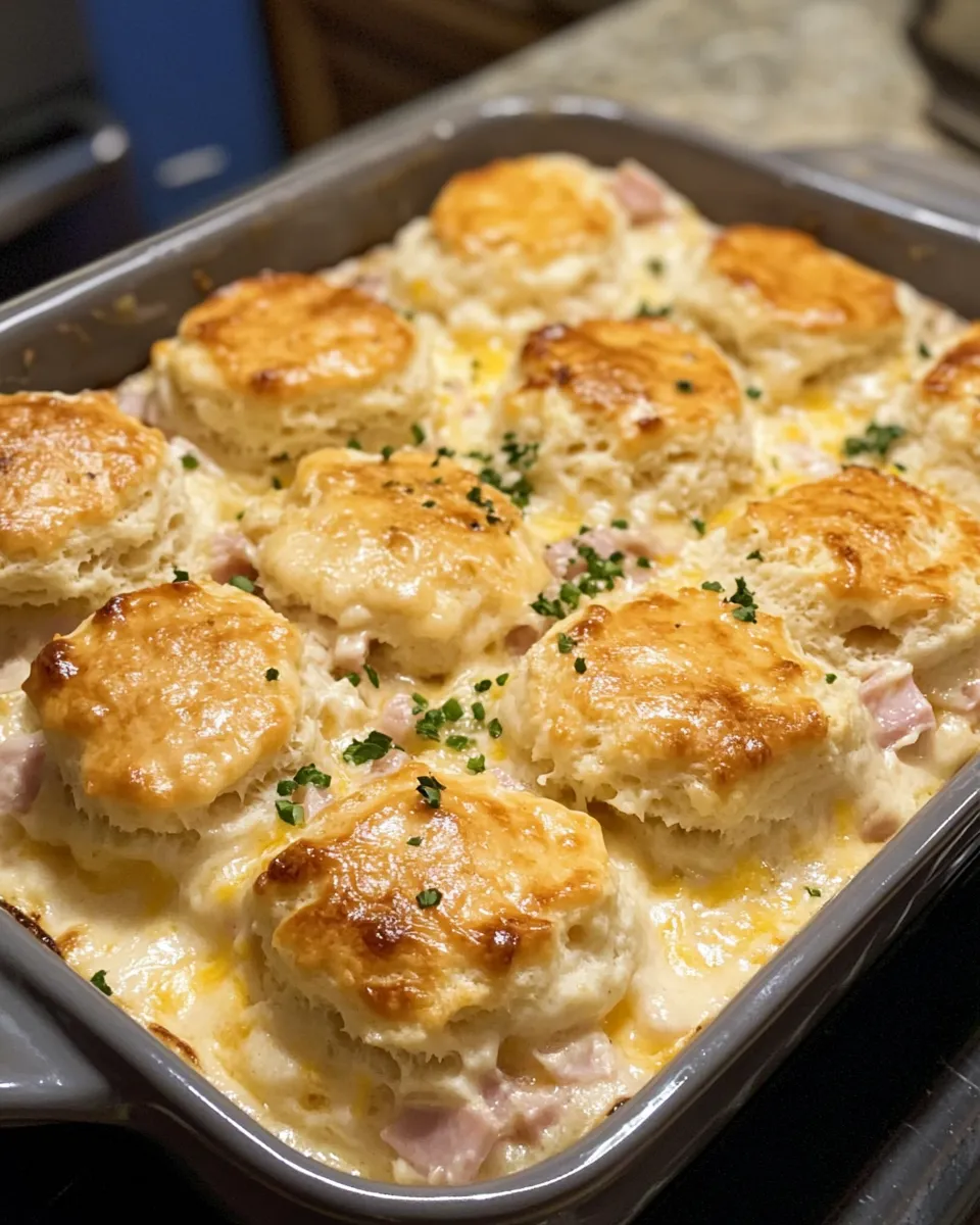 Ingredients for Irresistible Ham and Cheese Butter Swim Biscuits Recipe