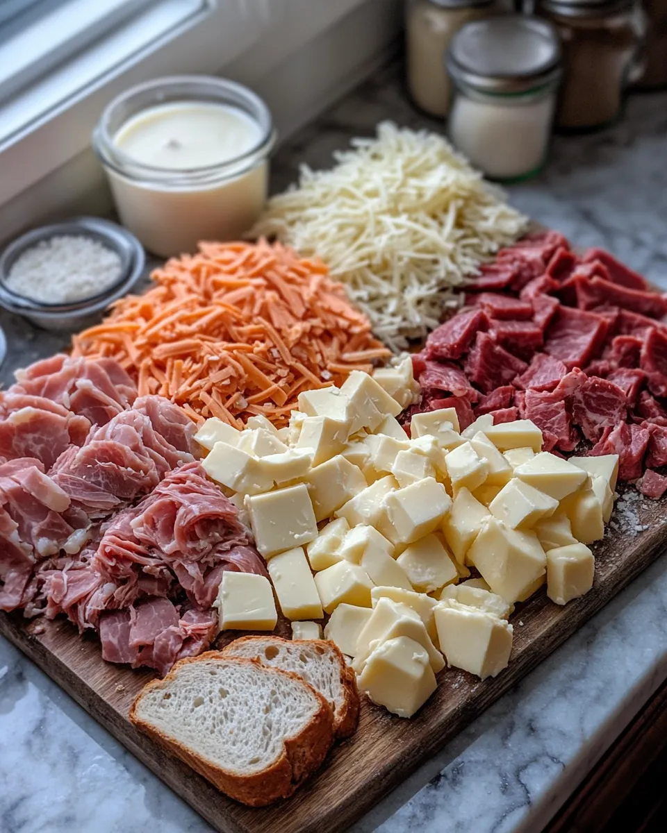 Ingredients for Ultimate Homemade Reuben Bake: A Mouthwatering Twist on a Classic Dish
