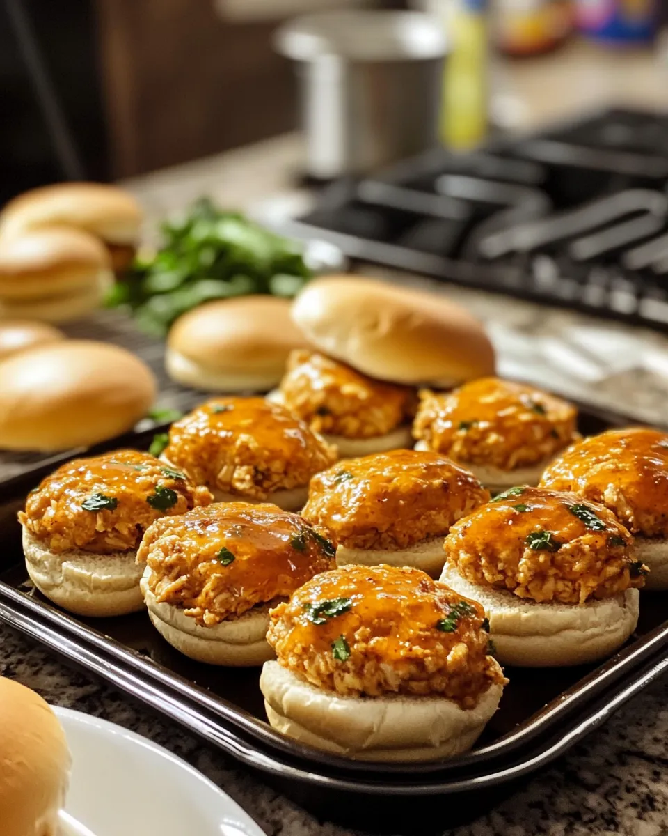 Ingredients for Spicy Hot Honey Chicken Sliders: Mouthwatering Mini Delights