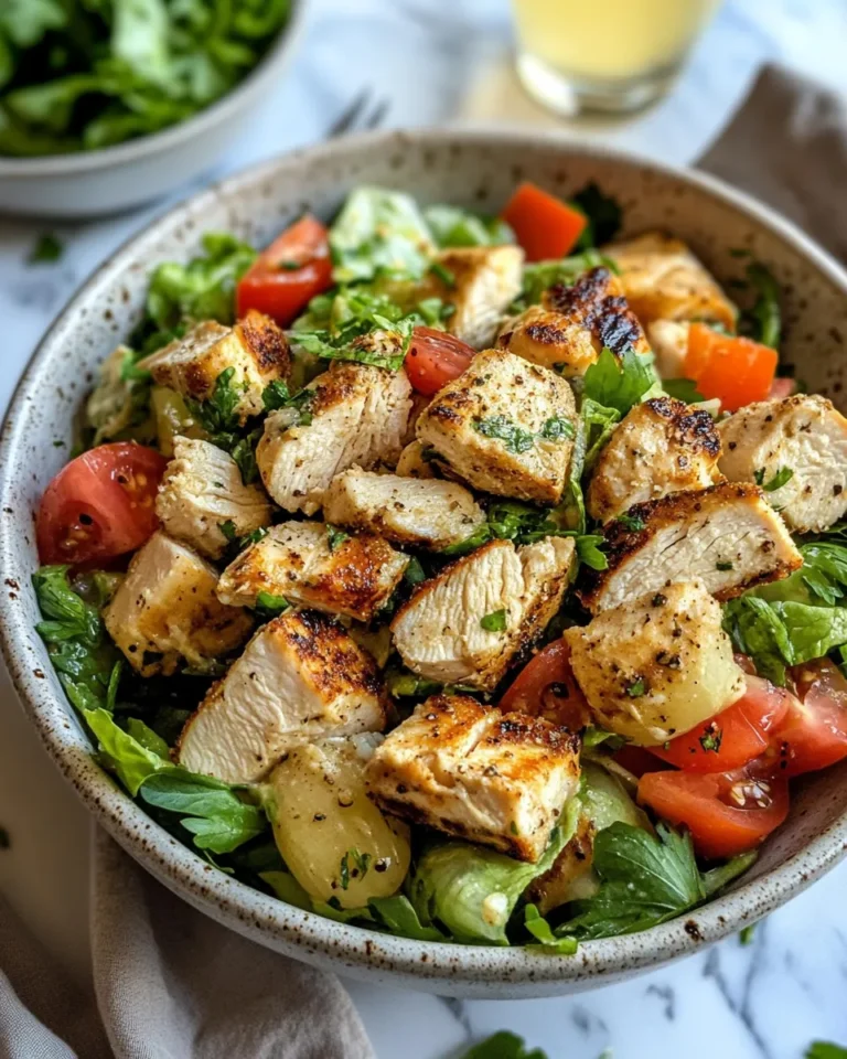 Photo of featured for Deliciously Savory Italian Grinder Chicken Salad