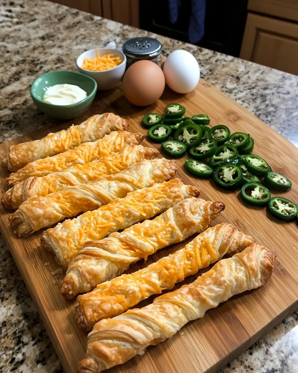 Ingredients for Spicy Jalapeno Popper Twists: Bold and Flavorful Delights