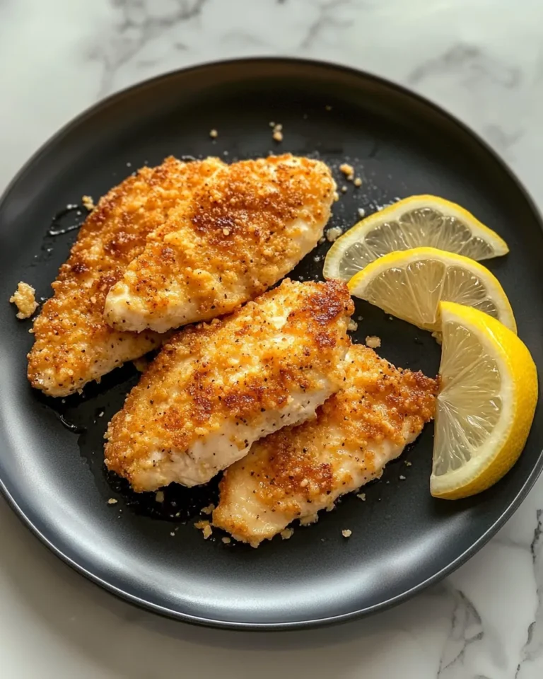 Photo of featured for Sizzling Lemon Pecorino Crusted Chicken: A Tangy Twist on a Classic Favorite
