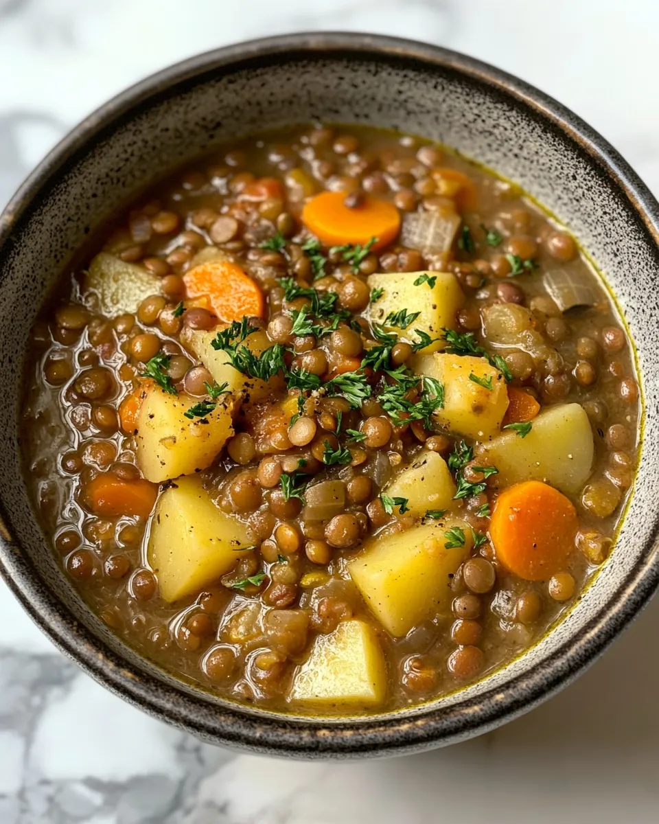 Photo of featured for Hearty Lentil and Potato Soup: A Cozy Winter Comfort