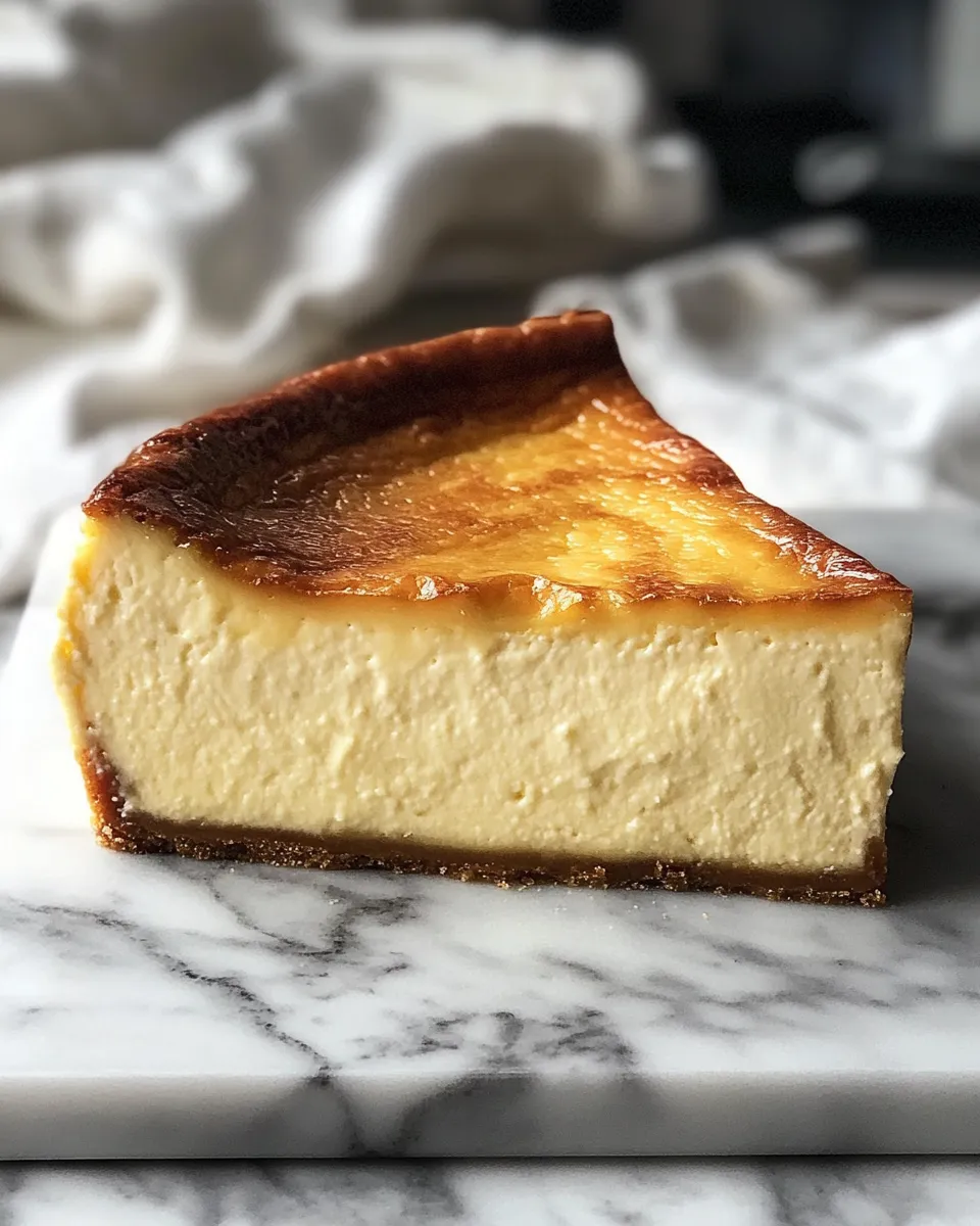 Photo of featured for Decadent Loaf Pan Basque Cheesecake: A Heavenly Indulgence