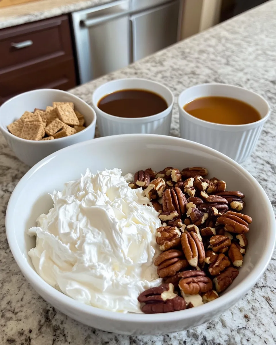 Ingredients for Indulgent No-Bake Turtle Lasagna Dessert: A Decadent Delight