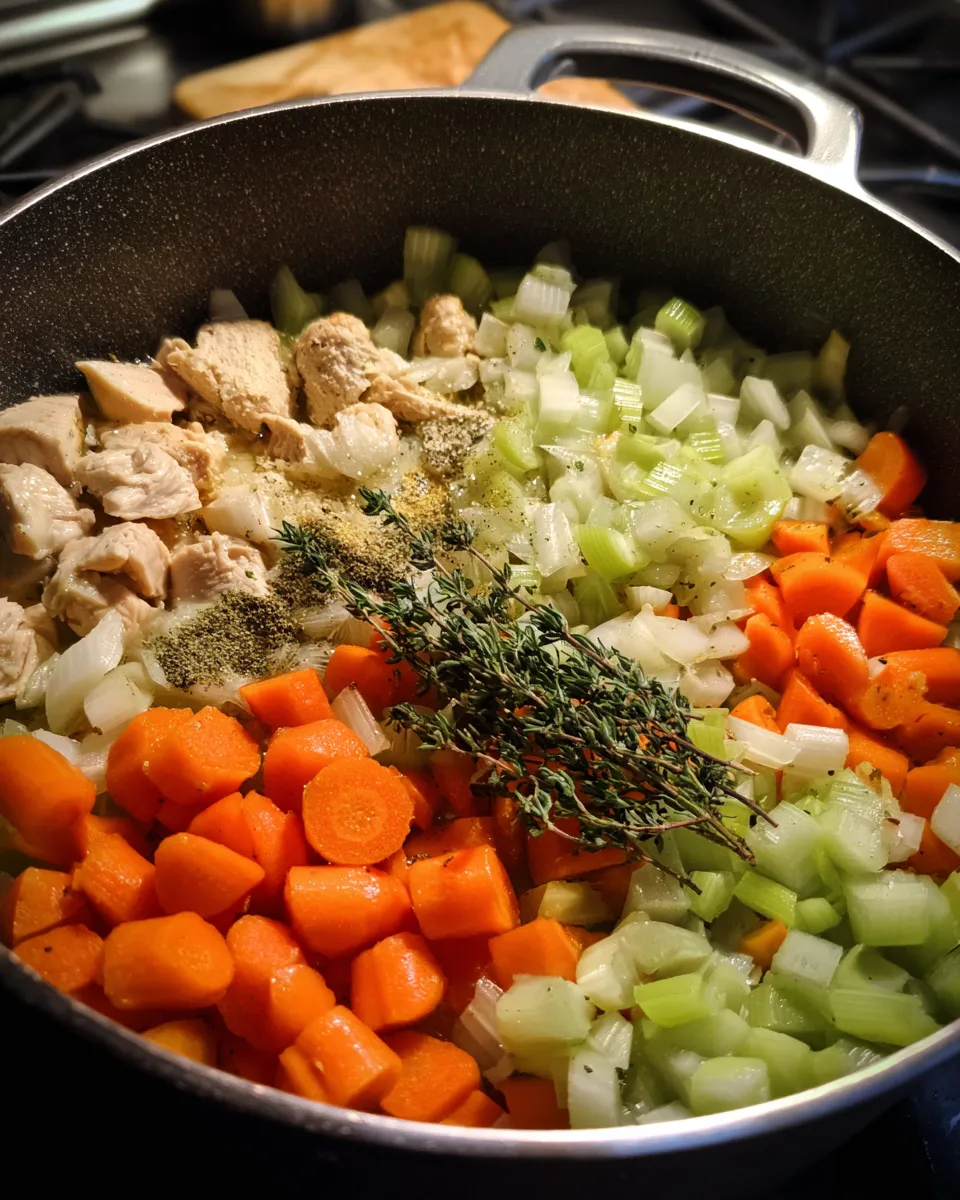 Ingredients for Hearty One Pot Chicken Dumpling Soup: Comforting and Delicious