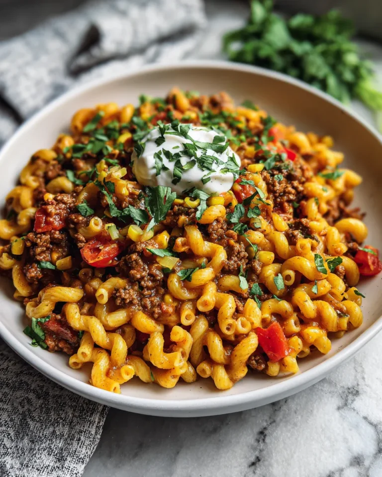 Photo of featured for One Pot Taco Mac: Deliciously Easy One-Pot Meal