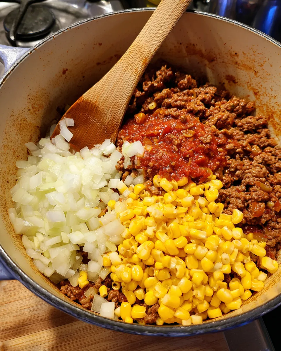 Ingredients for One Pot Taco Mac: Deliciously Easy One-Pot Meal