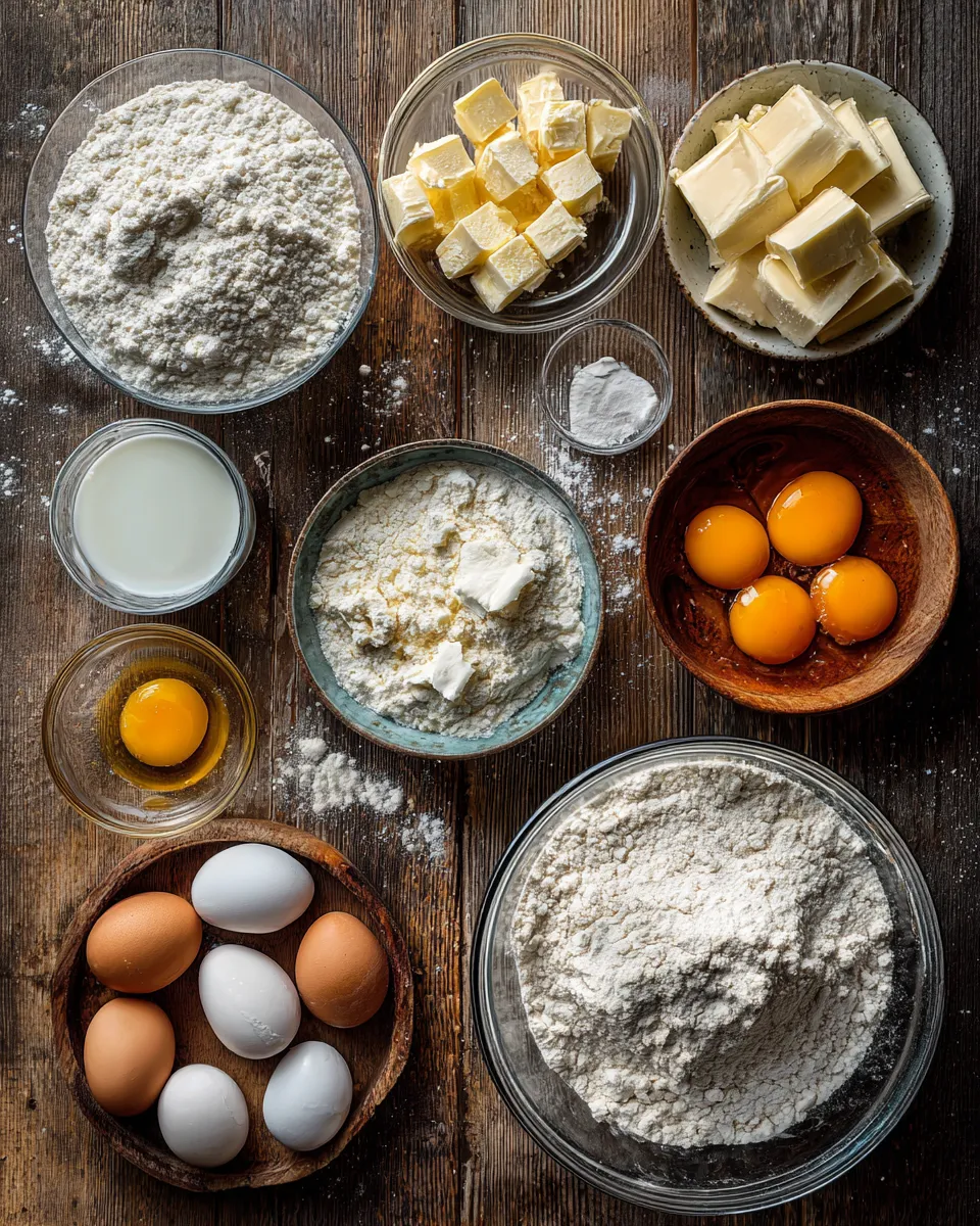 Ingredients for Indulgent Peach Pie Cruffins: A Decadent Treat to Satisfy Your Sweet Tooth