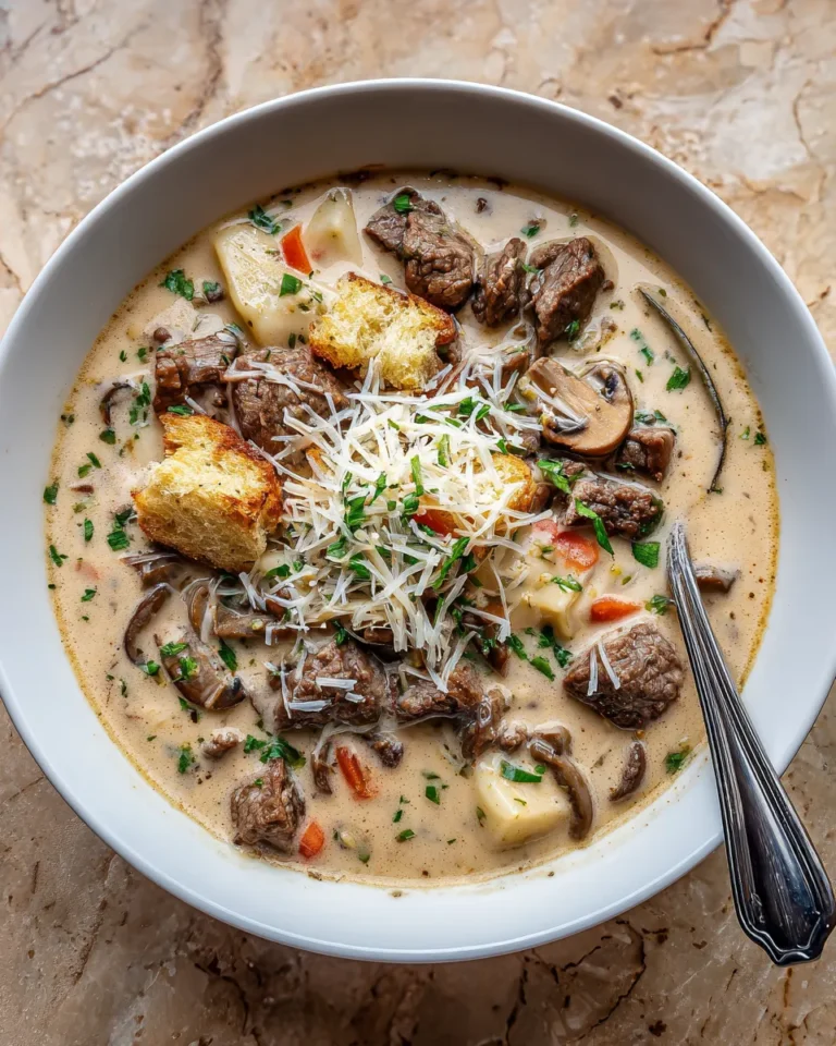 Photo of featured for Irresistible Philly Cheesesteak Soup: A Hearty Twist on a Classic Favorite