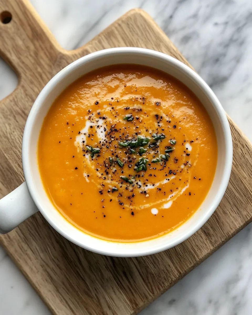 Photo of featured for Hearty Pumpkin Soup Recipe: A Warm and Cozy Fall Delight