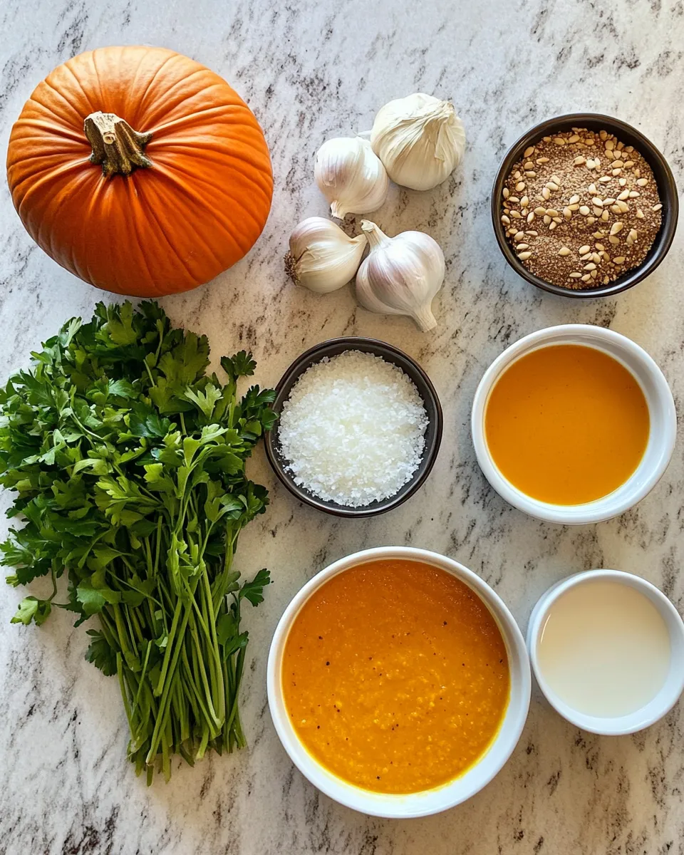 Ingredients for Hearty Pumpkin Soup Recipe: A Warm and Cozy Fall Delight