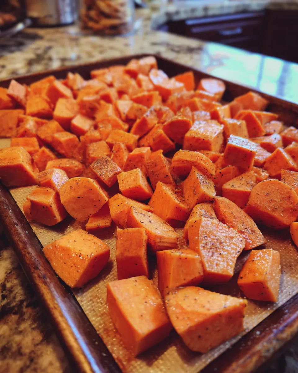 Ingredients for Irresistible Roasted Sweet Potatoes with Cinnamon