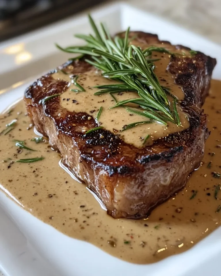 Photo of featured for Indulgent Steak with Whiskey Garlic Cream Sauce: A Decadent Delight
