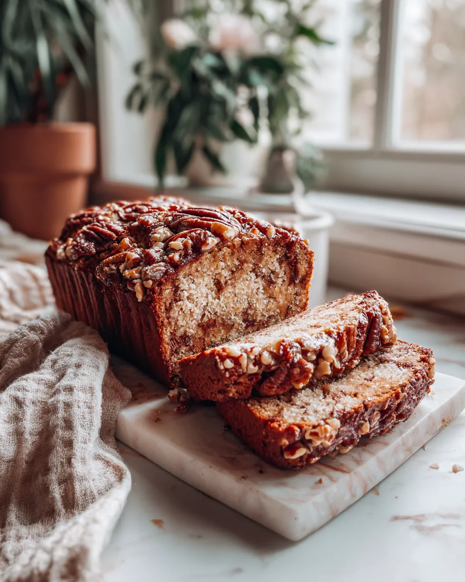 Photo of featured for Indulge in the Decadent Sweet Alabama Pecanbread