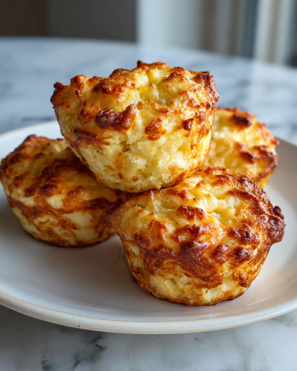 Photo of featured for Irresistibly Cheesy Smashed Baked Potato Muffins